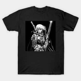 the warlord magician ecopop, the white knight in sword adventure T-Shirt